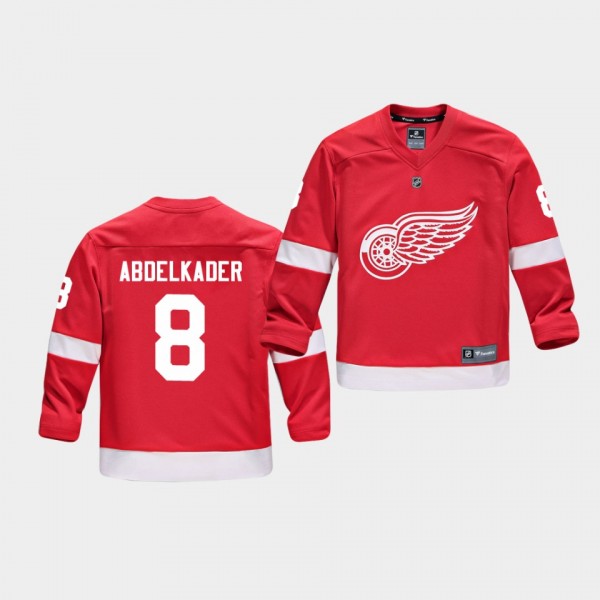 Youth Jersey Justin Abdelkader #8 Detroit Red Wing...