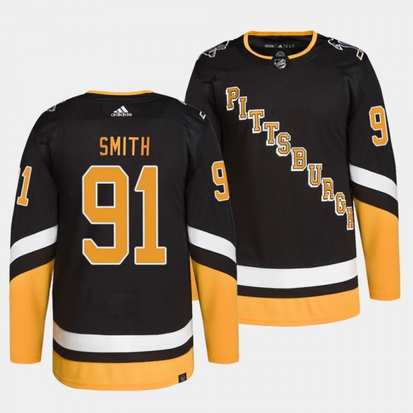 Reilly Smith #91 Pittsburgh Penguins Alternate Bla...