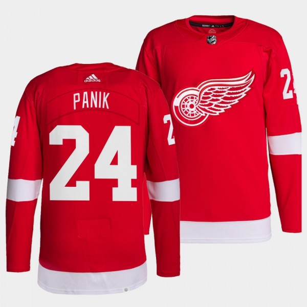 Richard Panik #24 Red Wings Home Red Jersey 2021-2...