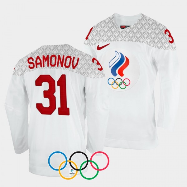 Alexander Samonov Russia Hockey 2022 Winter Olympi...