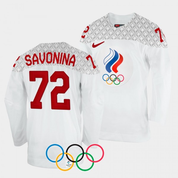 ROC Hockey 2022 Winter Olympics Anna Savonina #72 ...