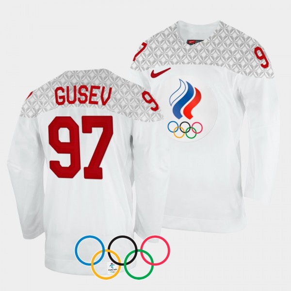 Nikita Gusev Russia Hockey 2022 Winter Olympics Aw...