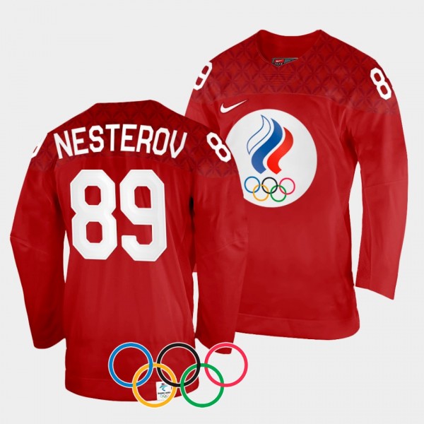 Russia Hockey #89 Nikita Nesterov 2022 Winter Olym...