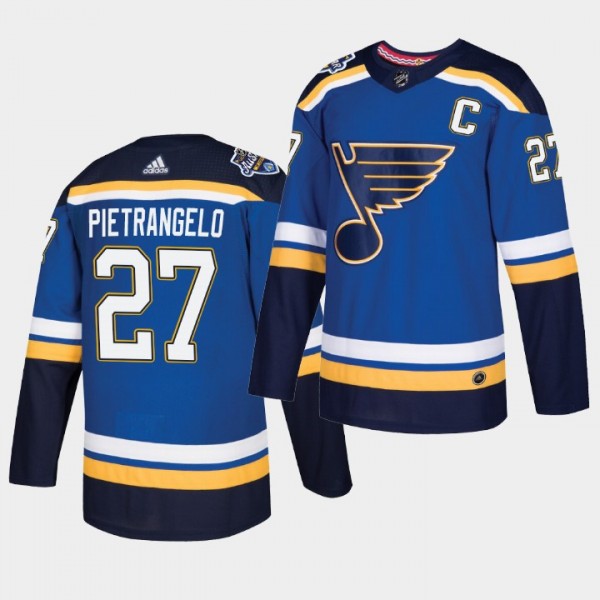 Alex Pietrangelo #27 Blues 2020 NHL All-Star Home ...