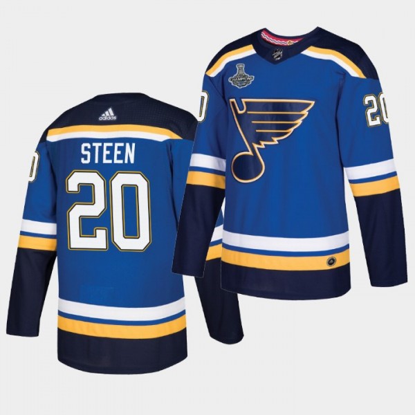 Alexander Steen #20 Blues 2019 Stanley Cup Champio...