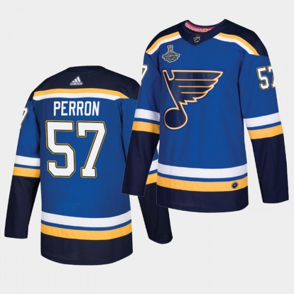 David Perron #57 Blues 2019 Stanley Cup Champions ...