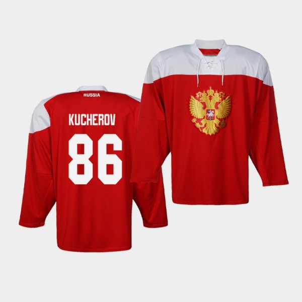 Nikita Kucherov Russia Team 2019 IIHF World Championship Red Jersey