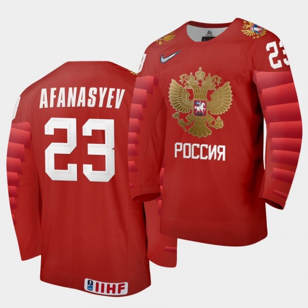 Yegor Afanasyev Russia Team 2021 IIHF World Junior...