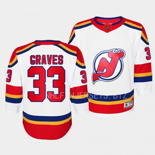 Ryan Graves New Jersey Devils Youth Jersey 2022 Sp...