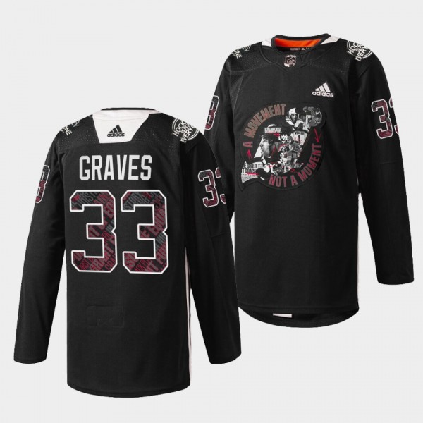 Ryan Graves Devils #33 Black History Month 2022 Je...