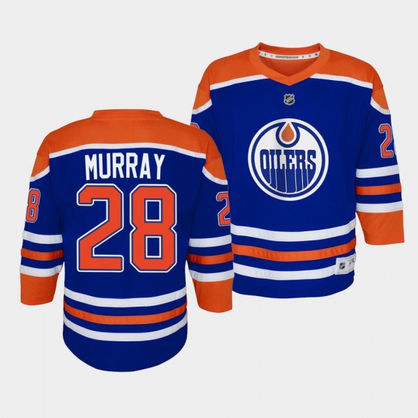 Ryan Murray Edmonton Oilers Youth Jersey 2022-23 H...