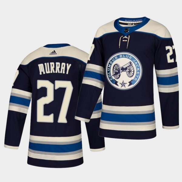Ryan Murray #27 Blue Jackets 2018-19 Authentic Alt...