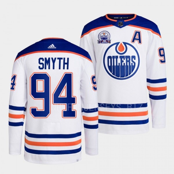 Edmonton Oilers 2022 Hall of Fame patch Ryan Smyth...