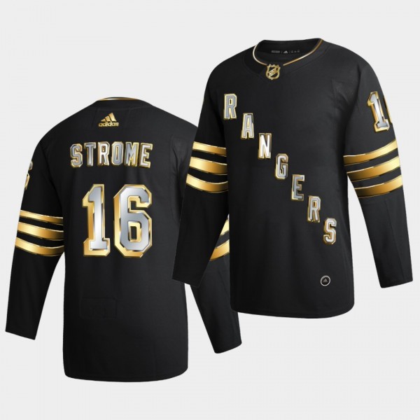 New York Rangers Ryan Strome 2020-21 Golden Edition Limited Authentic Black Jersey