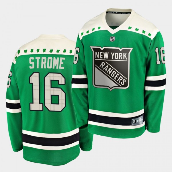 Ryan Strome New York Rangers 2020 St. Patrick's Da...
