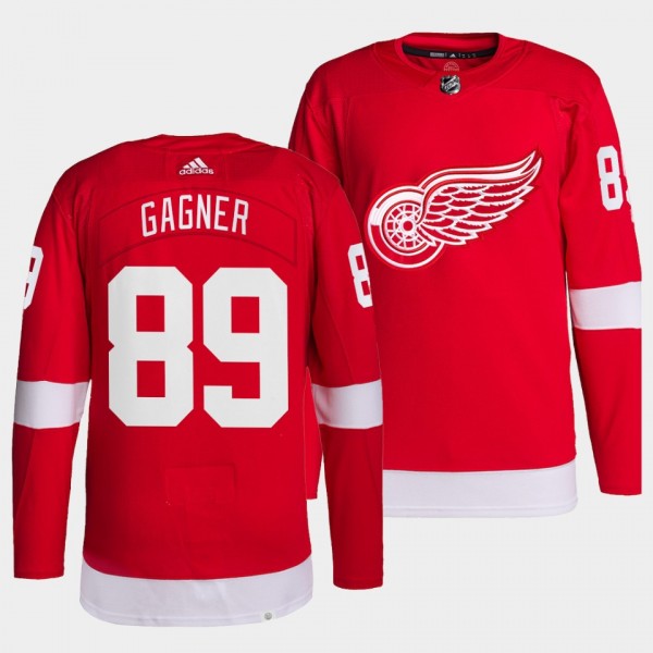 Sam Gagner #89 Red Wings Home Red Jersey 2021-22 P...