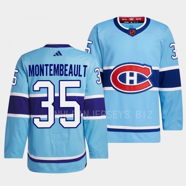 Sam Montembeault Montreal Canadiens 2022 Reverse R...
