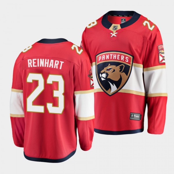 Sam Reinhart Florida Panthers 2021 Home Red Player...