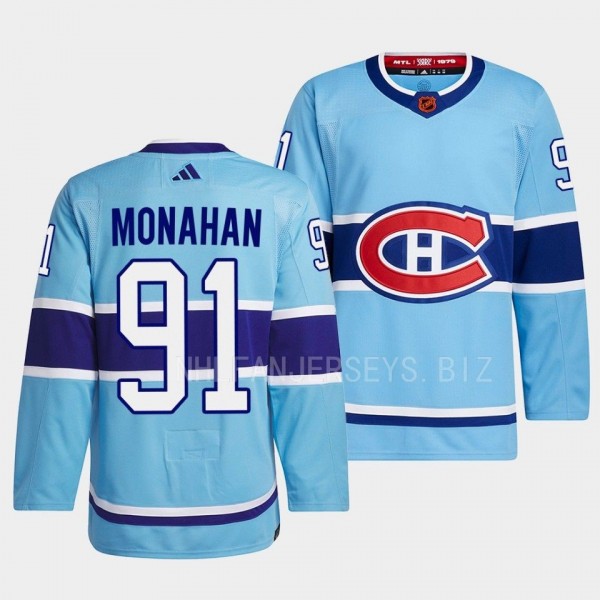 Sean Monahan Montreal Canadiens 2022 Reverse Retro...