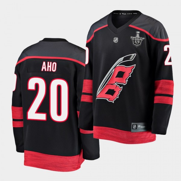 Sebastian Aho #20 Hurricanes 2020 Stanley Cup Play...