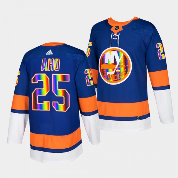 New York Islanders Sebastian Aho 2022 Pride Night ...