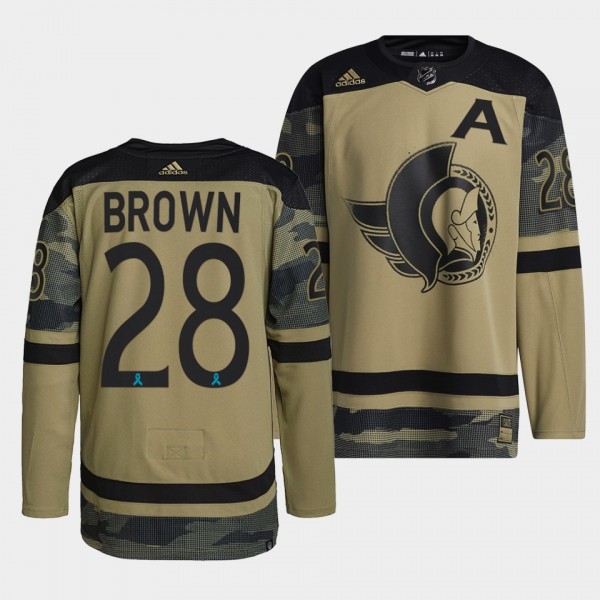 Ottawa Senators 28 Connor Brown 2021 CAF Night Cam...