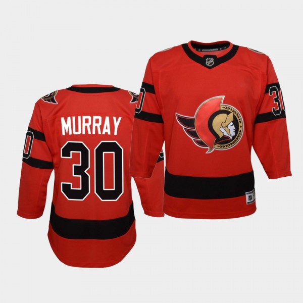 Matt Murray Ottawa Senators 2021 Reverse Retro Red Special Edition youth Jersey