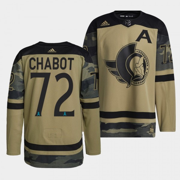 Ottawa Senators 72 Thomas Chabot 2021 CAF Night Ca...