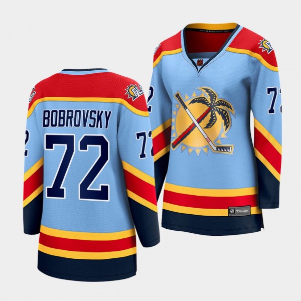 Sergei Bobrovsky Florida Panthers 2022 Special Edition 2.0 Women Breakaway Player 72 Jersey Retro