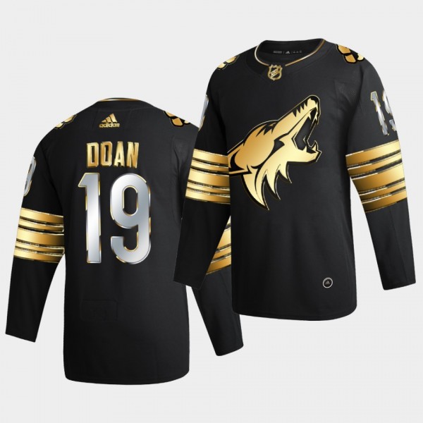 Arizona Coyotes Shane Doan 2020-21 Golden Edition Limited Authentic Black Jersey