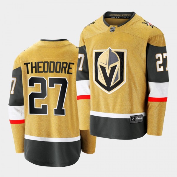 Shea Theodore #27 Golden Knights 2020-21 Alternate...