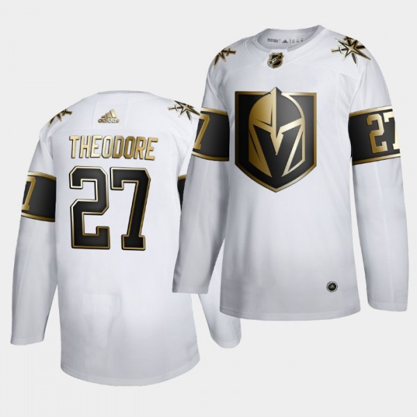 Shea Theodore Golden Knights #27 Authentic Golden Edition Jersey