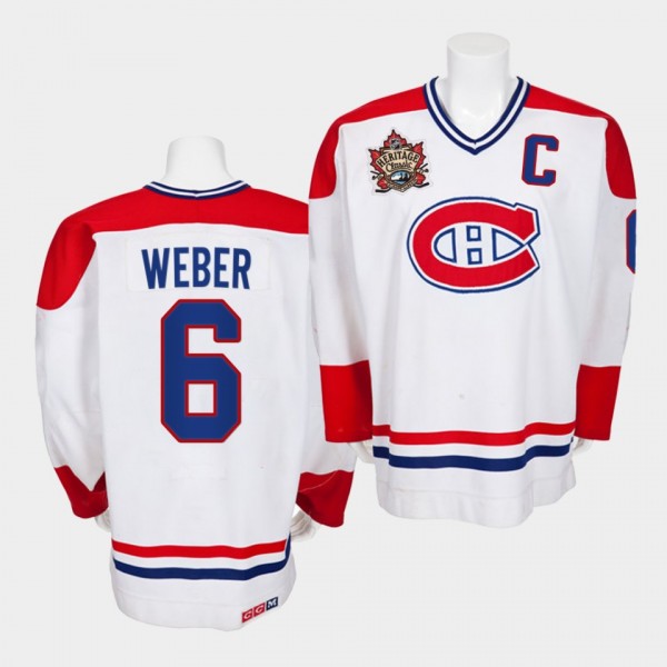Shea Weber Montreal Canadiens Heritage Classic Whi...