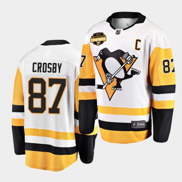 Sidney Crosby #87 Penguins 2021 East Division Cham...