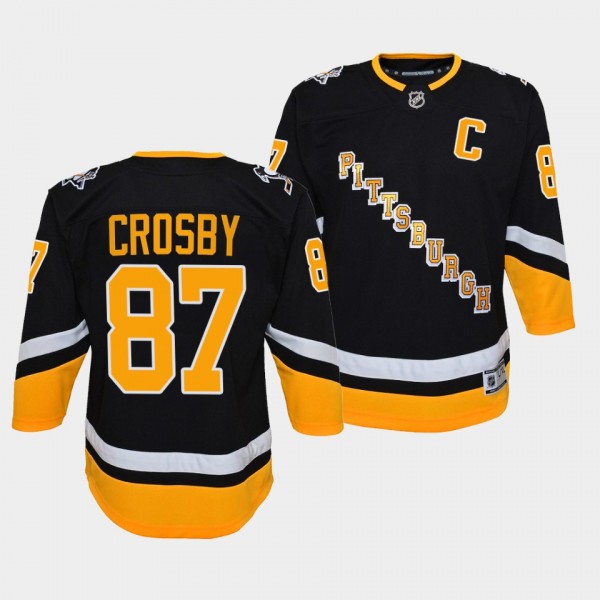 Sidney Crosby Youth Jersey Penguins Alternate Blac...