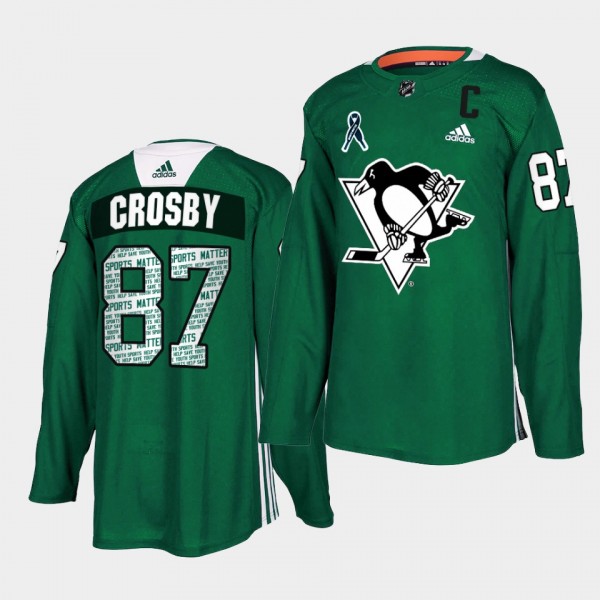 Sidney Crosby #87 Penguins Sports Matter Special G...