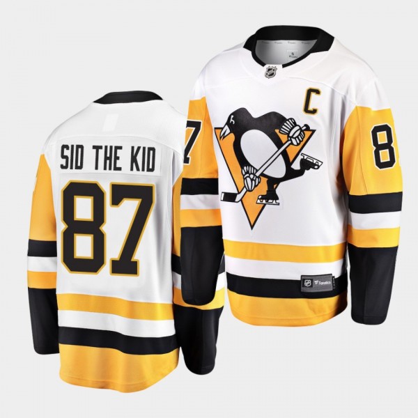 Sidney Crosby #87 Penguins Nickname White Sid the ...
