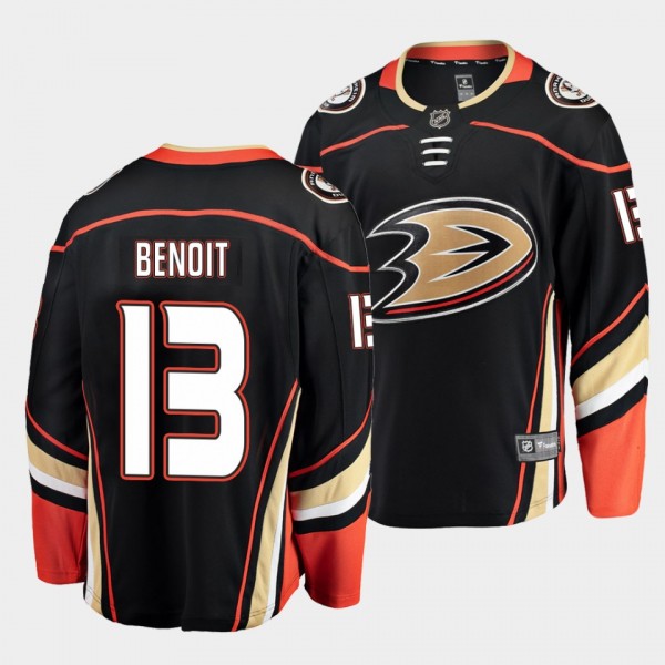 Simon Benoit Anaheim Ducks Alternate Black Breakaw...