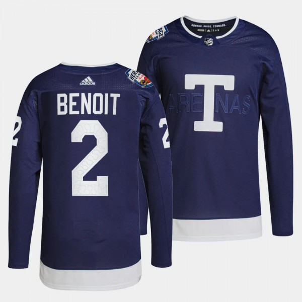 Simon Benoit Toronto Maple Leafs Heritage Classic ...