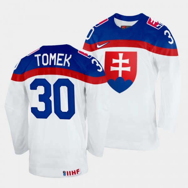 Slovakia Hockey #30 Matej Tomek 2022 IIHF World Ch...