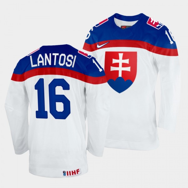 Slovakia Hockey #16 Robert Lantosi 2022 IIHF World...