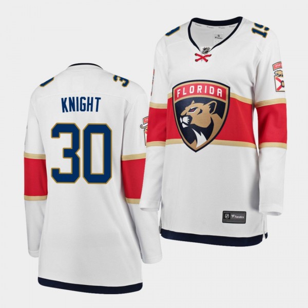 Spencer Knight Panthers #30 2021 Away NHL Draft Wo...