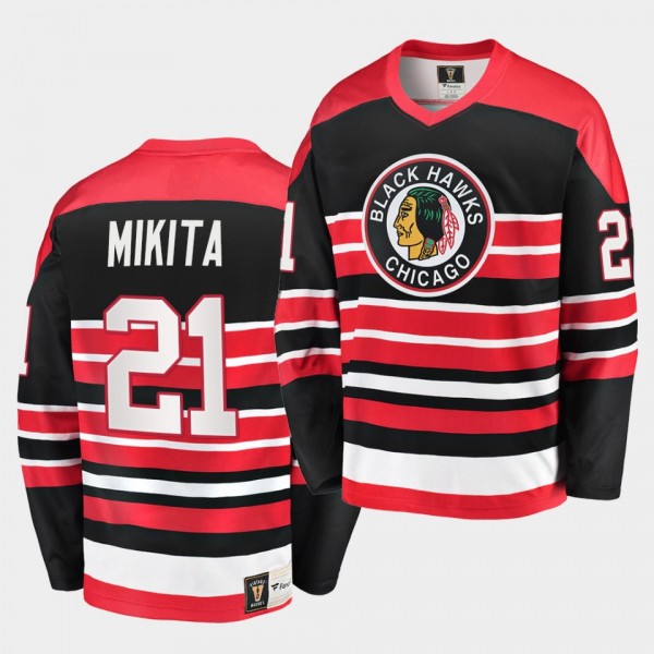 Stan Mikita #21 Chicago Blackhawks Heritage Vintag...