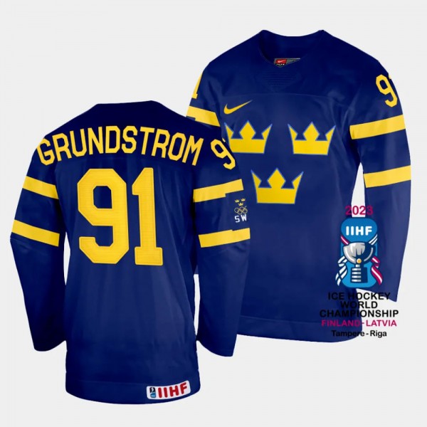 Carl Grundstrom 2023 IIHF World Championship Swede...