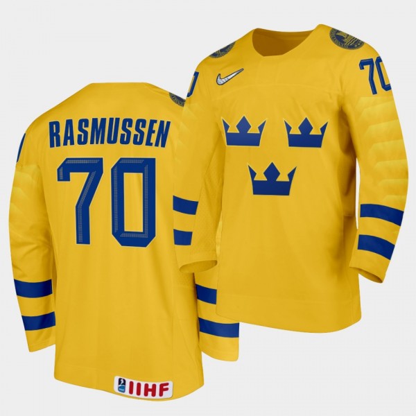Sweden Team Dennis Rasmussen 2021 IIHF World Champ...