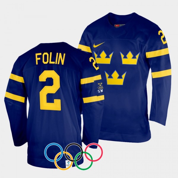 Christian Folin Sweden Hockey 2022 Winter Olympics...