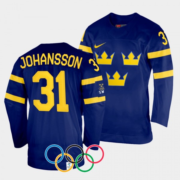 Lars Johansson Sweden Hockey 2022 Winter Olympics ...