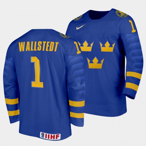 Jesper Wallstedt Sweden Hockey 2022 IIHF World Jun...
