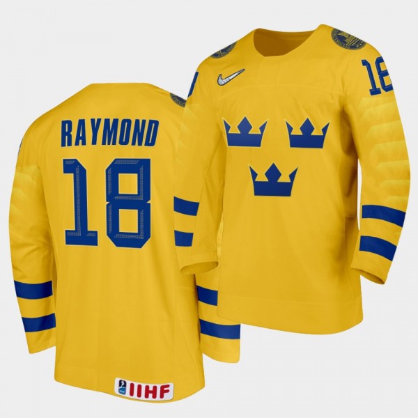 Lucas Raymond Sweden Team 2021 IIHF World Junior C...