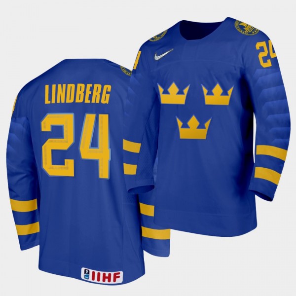Oscar Lindberg Sweden Team 2021 IIHF World Champio...